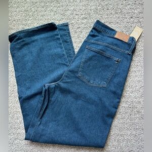 Madewell medium wash mom jeans